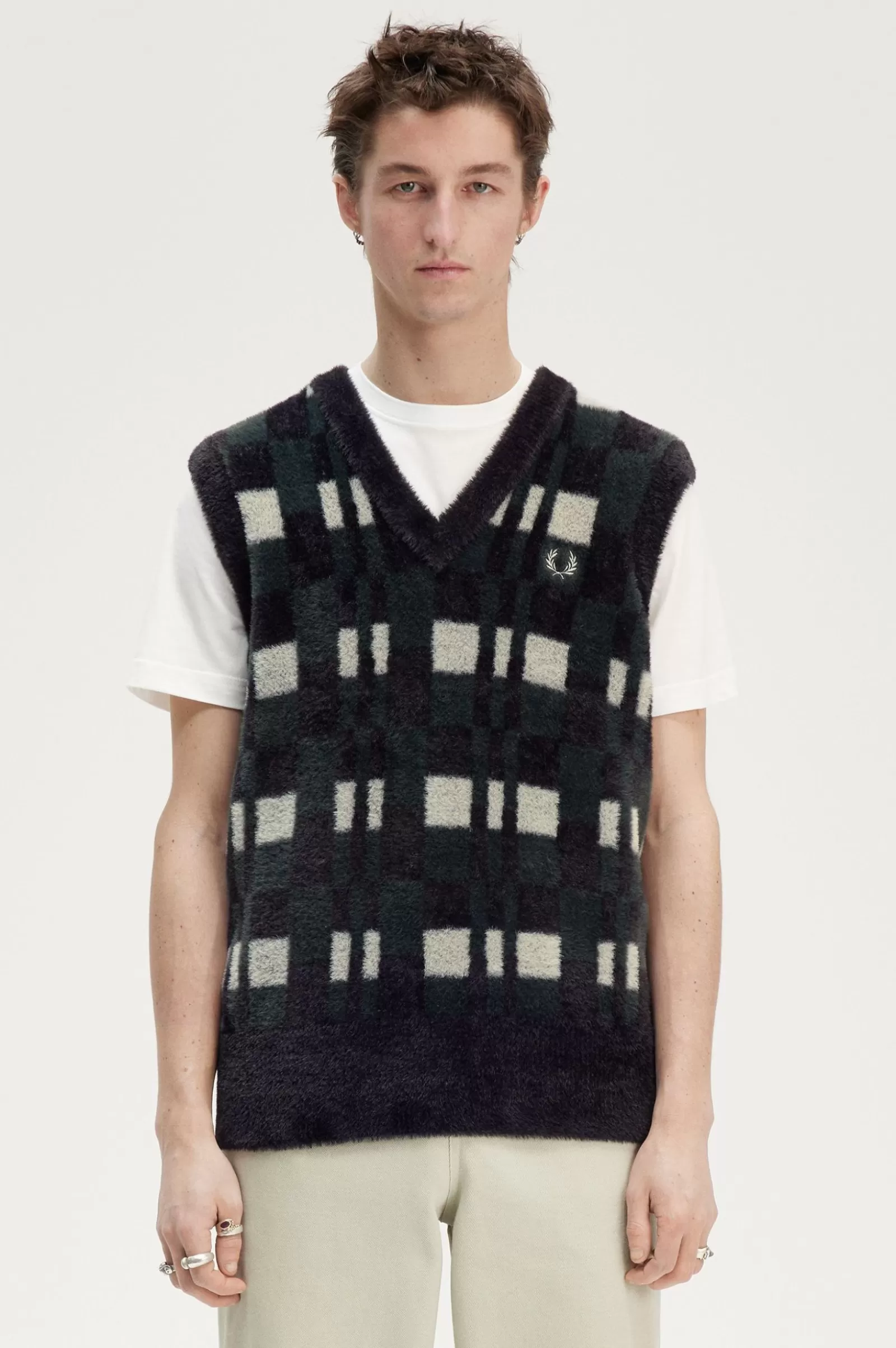 Shop Chequerboard Tank Knitwear